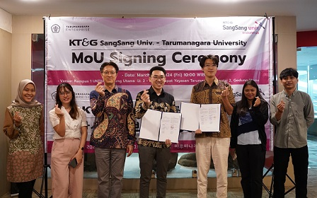 KT&G Sangsang Univ Indonesia-Tarumanagara University MOU Signing Photo