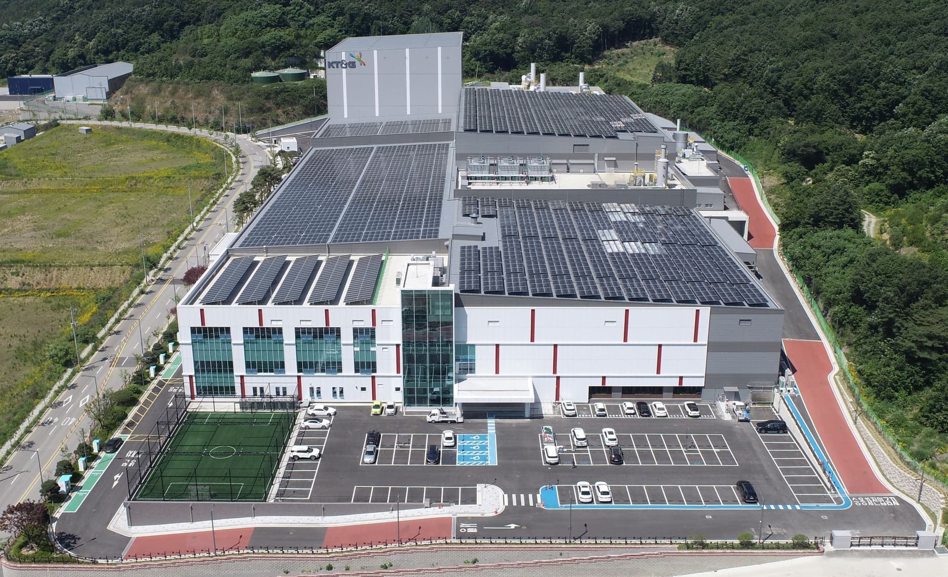 A view of KT&G Sejong Plant