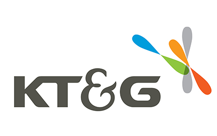 The image in the photo is the corporate logo (CI) of KT&G
