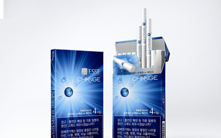 KT&G (CEO Min Young-jin) is to release on October 23 the capsule cigarette ESSE CHANGE 4mg, which allows the concurrent enjoyment of two flavors through a capsule in the filter.